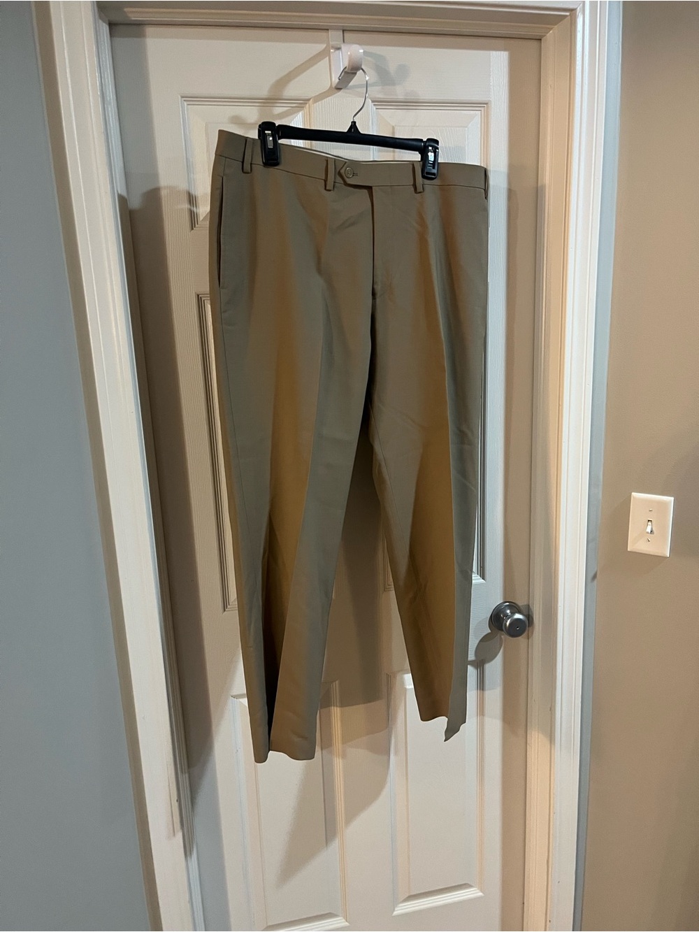 Ralph Lauren Men's Olive/Tan Dress Pants - Classic Straight